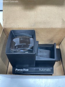 Pana-Vue Automatic Lighted 2x2 Slide Viewer Black 35mm 126 Cartridge Not