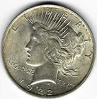 1922 P Peace Silver Dollar Great Detail U.S. Mint 90% Silver