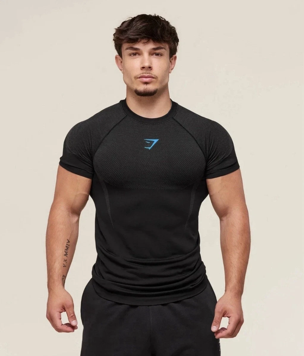  ジムシャーク　オニキス　onyx グレー Preços baixos em Blusas Gymshark Regular Activewear para Homens | eBay