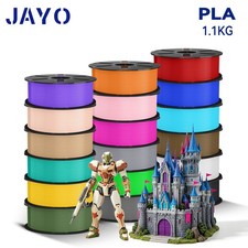 JAYO 1.1KG PLA / PLA Carbon Fiber 1.75mm 3D Printer Filament Eco-Friendly Neatly