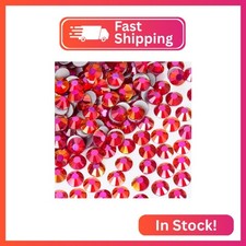 Jollin Glue Fix Crystal Flatback Rhinestones Glass Diamantes Gems for Crafting N