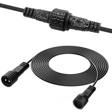 5M Extension Cable 16.4Ft 2 Pin LED Connector IP65 Waterproof Extension Lead