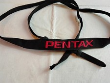 PENTAX Adjustable Shoulder Neck Strap Black Color /red logo