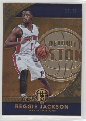 2016-17 Panini Gold Standard AU 68/79 Reggie Jackson #79 1k5