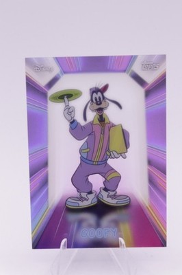 2026 Topps Disney Neon #NPL-10 GOOFY Neon PETG Lights Insert SP 1