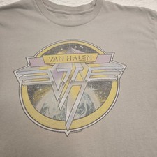 Van Halen T Shirt Cotton Short Sleeve Pastel Unisex Medium