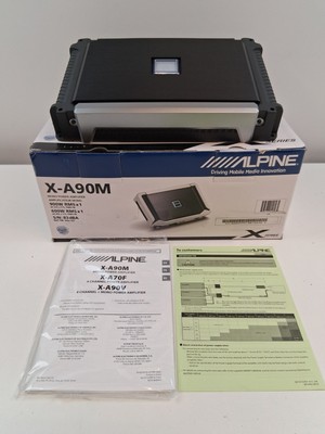 Alpine X Series X-A90M Mono Amplifier 900 watts x 1 @ 2 OHM