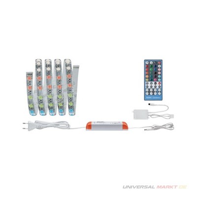 LED-Strip Paulmann MaxLED 500 18W 3000K+RGB 1,5 m   RGBW Fernbedienung Set