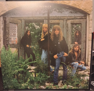 Trouble Album Cover Poster (unframed) 12 inches x 12 inches