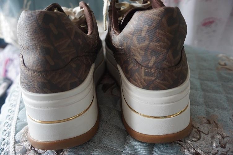 SAOLA Sneakers Michael Kors donna suola spessa US8 5 25 5 cm usate grigie