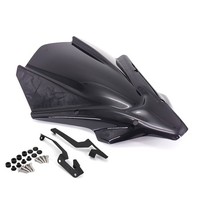 FüR Yamaha MT-07 MT 07 Neu Motorrad Windschutzscheibe Verkleidung Rauch Schwarz