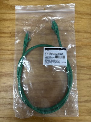 LEGRAND Cat 6 Network Patch Cord, 3 FT, Green 10 Per Package
