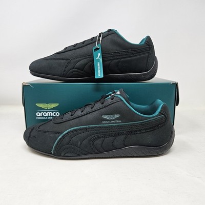 PUMA x ASTON MARTIN AMF1 Speedcat Black Sneakers / 309137 01 / Men's Size 11