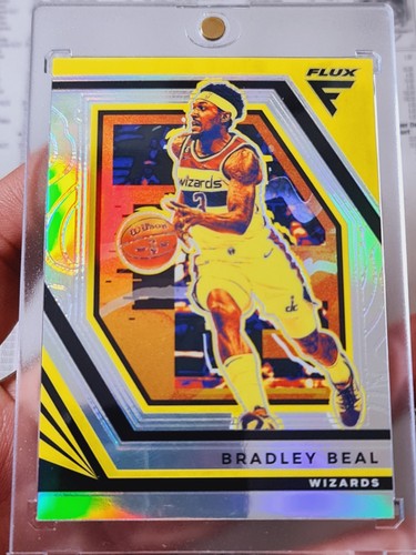 HOLO CHROME BASKETBALL CARD PANINI FLUX PRIZM CHASE BRADLEY BEAL WASH. WIZARDS