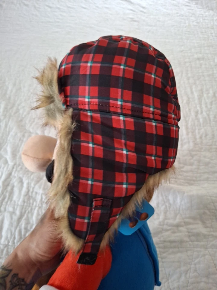 Chapéus de inverno masculinos Land Ends tamanho médio/grande - Imagem 2 de 4