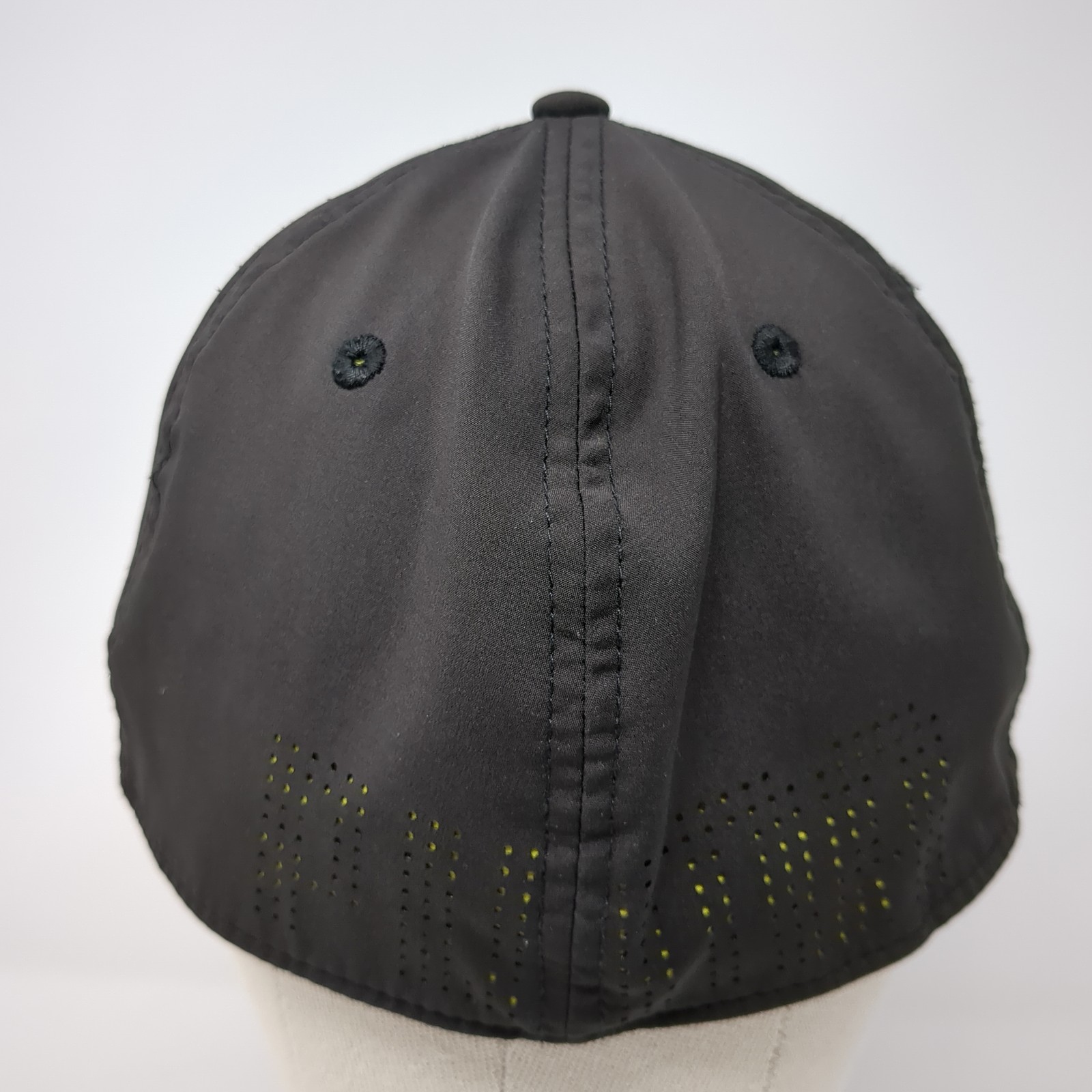 Puma Logo Fitted Baseball Hat Solid Black One Siz… - image 6