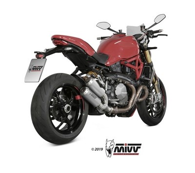 9126-Escape moto posicion STANDARD SPORT compatible con DUCATI MONSTER 1200