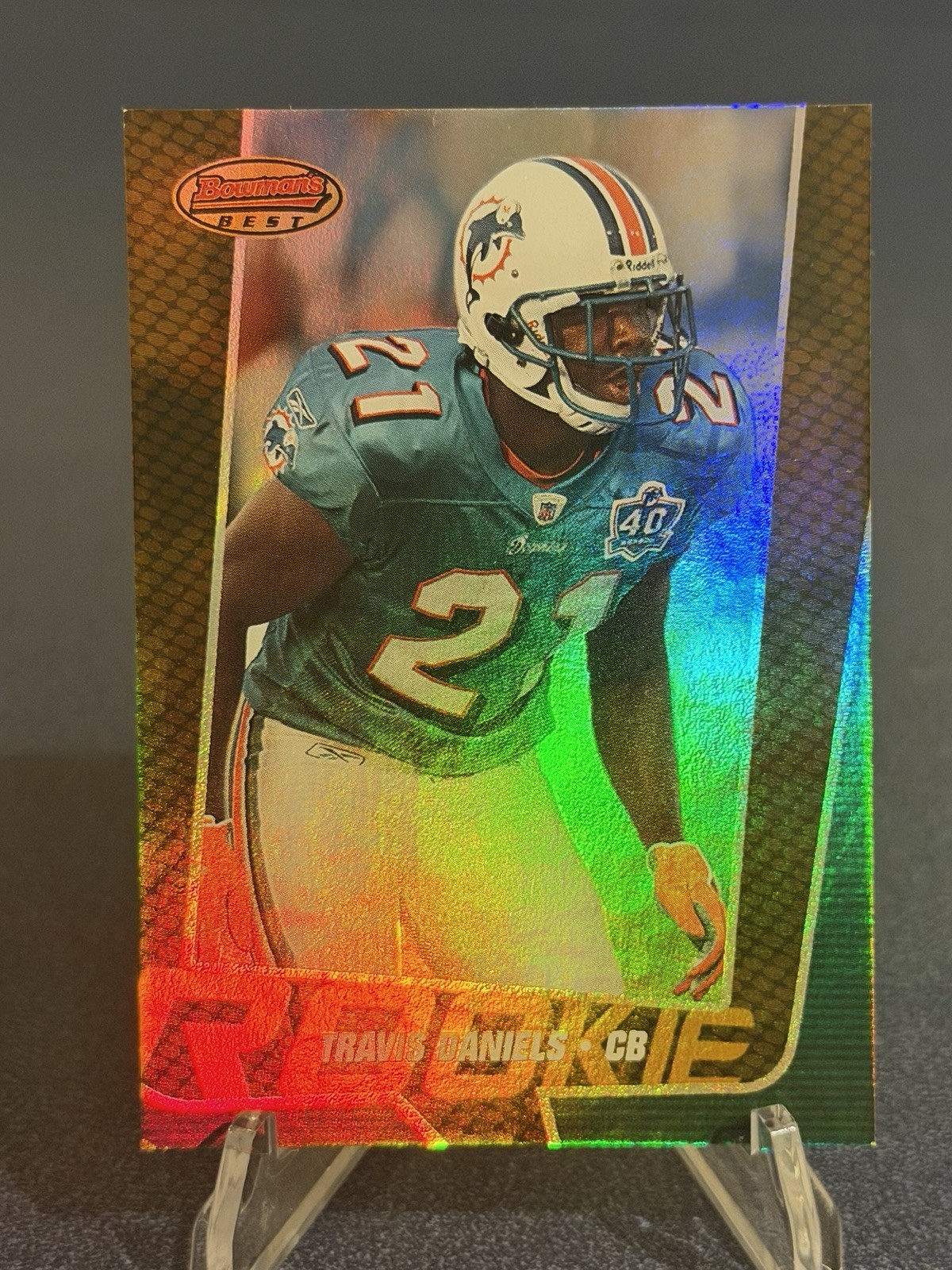 2005 Bowman's Best Travis Daniels #99 Rookie Bronze Refractor /199 (RC)