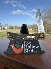 Case XX 2024 Peach Seed Jig Amber Bone 6137 Carbon Steel Sod Buster Jr.  Knife