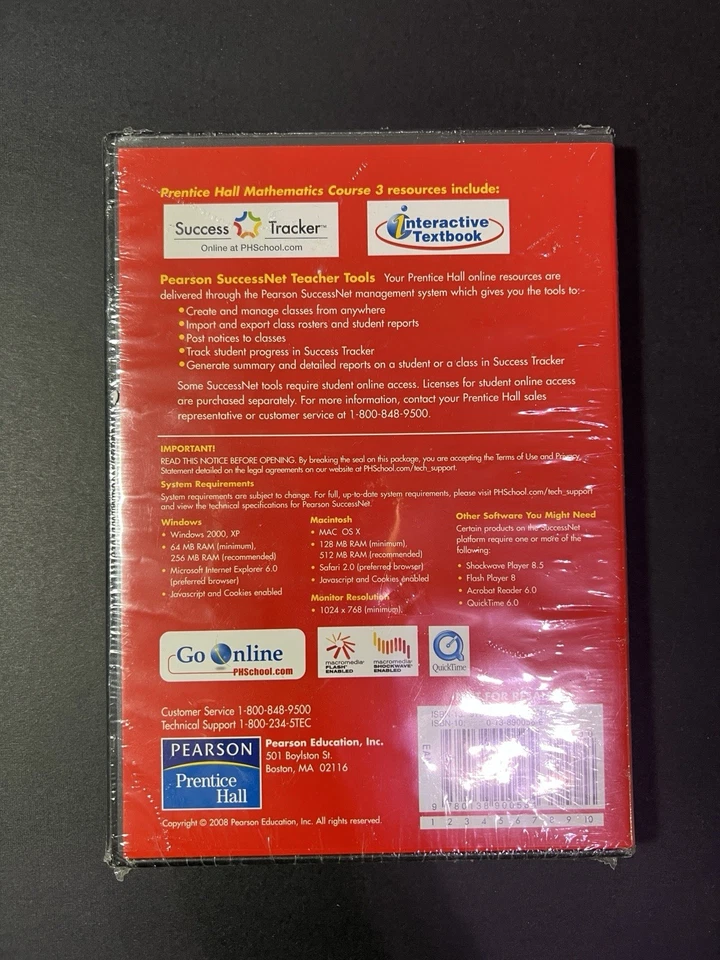 Pearson Prentice Hall Teacher Online Access Pack Mathematics Course 3 - Disc - Image 2 of 2