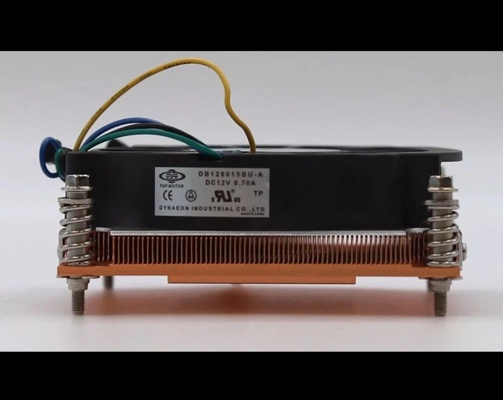 Dynatron 2-Ball Bearing Top Motor 12V LGA2011-3 Fan Heatsink P/N: DB128015BU-A - Image 3 of 4