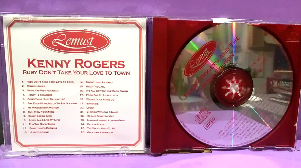 CD, KENNY ROGERS, - Ruby dont take your love to town -, NEUWERTIG !!! - Bild 2 von 3