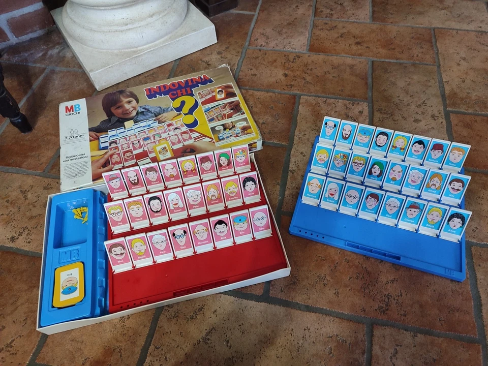 GIOCO IN SCATOLA MB INDOVINA CHI? VINTAGE LEGGI BENE - Immagine 3 di 4