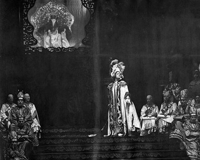 Salvatini, Mafalda Opera Singer, Italy 17.10.1888 in the opera 'Tu- Old Photo
