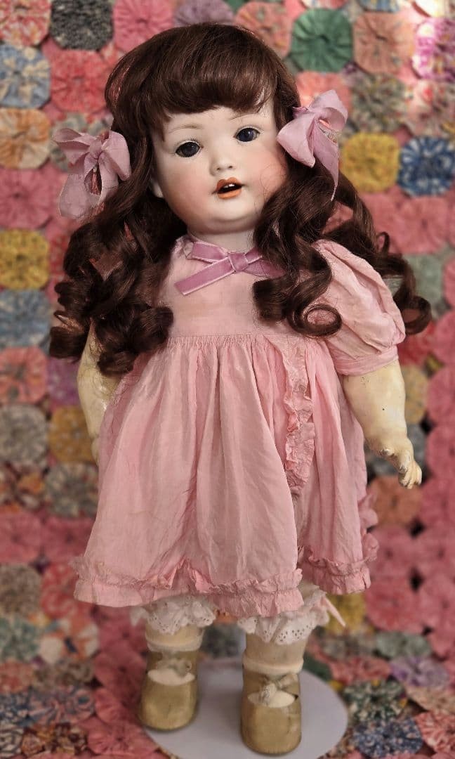 antique German bisque doll #b6fcdc