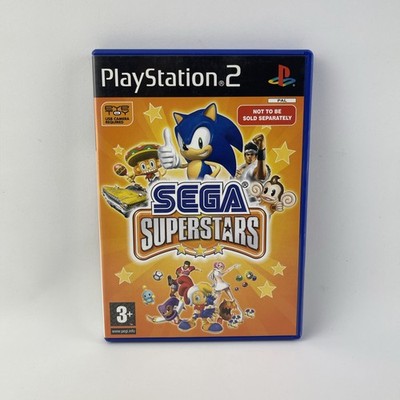 Sega Superstars - Sony PlayStation - PS2 Game - Manual - PAL