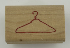 Diffusions Clothes Hanger Wood Mount Rubber Stamp