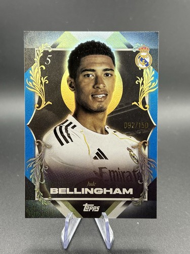 2025-26 Topps UEFA Club Competitions Jude Bellingham Blue Foil /150 Real Madrid