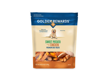 Golden Rewards Sweet Potato Wrapped with Chicken Dog Treats, 64 oz