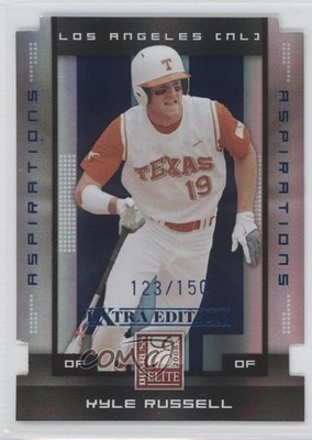 2008 Donruss Elite Extra Edition Aspirations Die-Cut /150 Kyle Russell #65 0c2