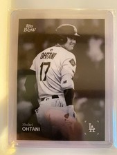 Shohei Ohtani 2025 Topps Black & White Card 001 MLB Los Angeles Dodgers Rare