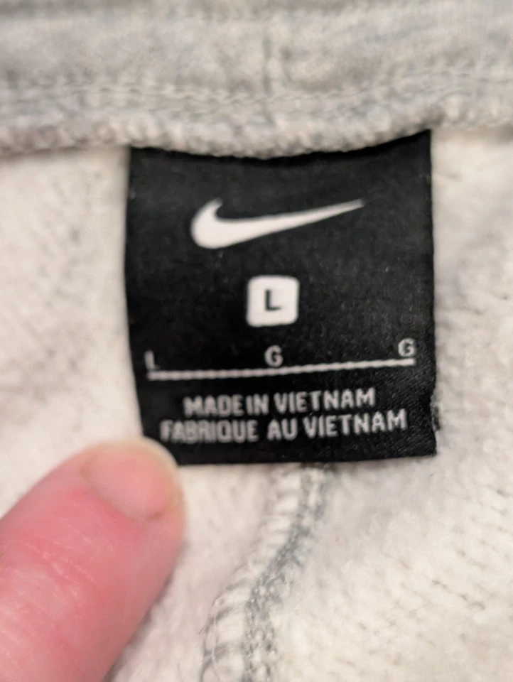 Nike Virginia Cavaliers Football Mens Large Gray Club Fleece Joggers Sweatpants - Image 4 of 4