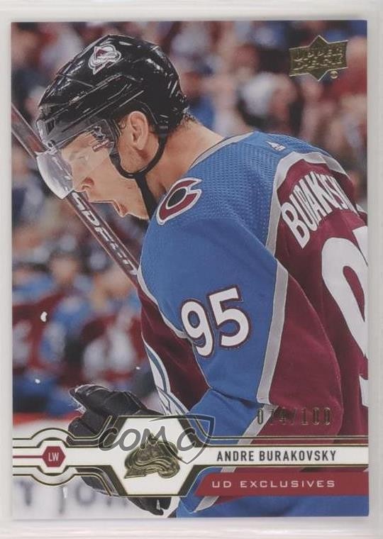 2019-20 Upper Deck UD Exclusives 74/100 Andre Burakovsky #384 0y6z
