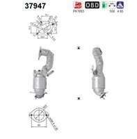 AS Katalysator FüR VW Touran 1T1 1T2 1.4 TSI 1T3 Sharan 7N 5N_ Seat Alhambra