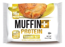 Bake City - Muffin Plus Protein, 16g Milk Protein Isolate, Banana Nut (6-Pack)
