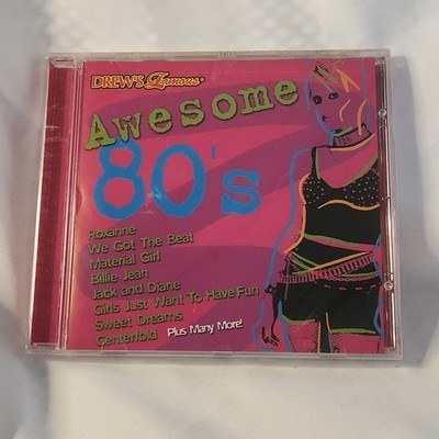 New Sealed Awesome 80s, Drew's Famous Party Music 1980s  CD