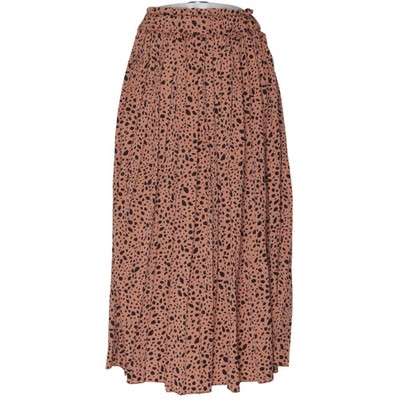 Shein, Maxirock, Größe: 36, Beige/Schwarz, Polyester, Leopard, Damen #DNJ