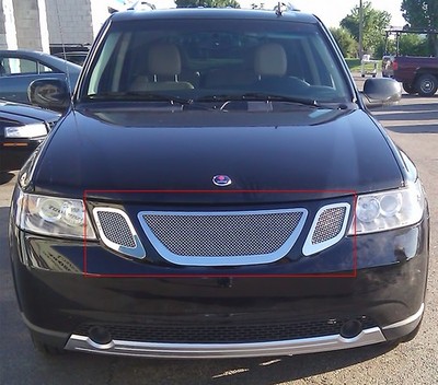 Fits 2007-2010 Saab 9-7X Stainless Steel Mesh Grille Insert