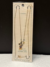 VINTAGE MICKEY MOUSE COLLECTIBLE WALT DISNEY 18" NECKLACE -NICE 