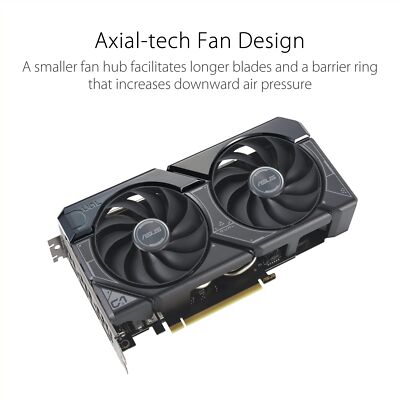 ASUS Dual GeForce RTX 4060 Ti OC Edition 8GB GDDR6 Gaming Graphics Card  black