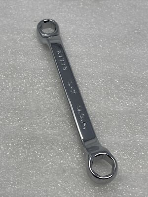 SK Tools 87779 Metric Offset Stubby Box End Wrench, 6 Point, 9mm x