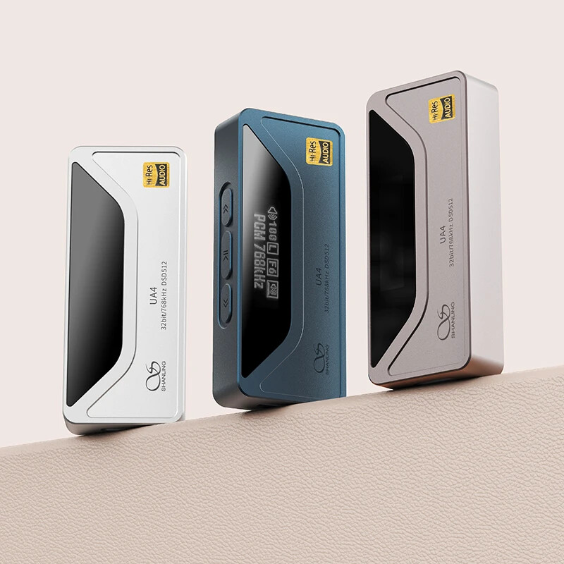 SHANLING UA4 Blue Portable USB DAC AMP Headphone Amplifier Hi-Res 
