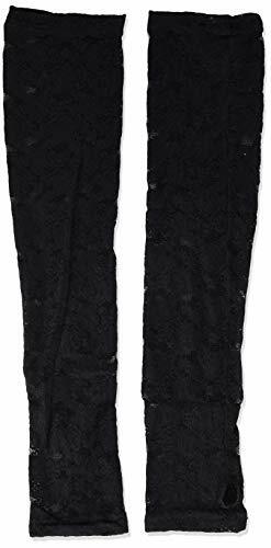 Перчатки Smiffys из готического кружева во всю длину без пальцев - Черные