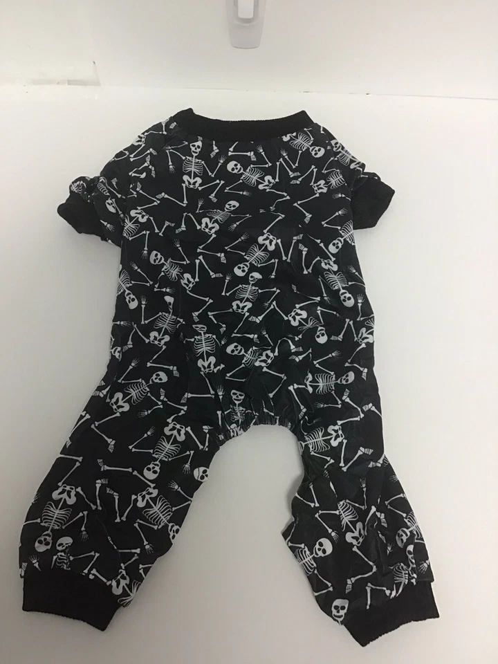 Halloween 4 Piezas Perro Gato Mono Mascota Pijama Temático Pequeño Otoño Acción de Gracias Foto 4 de 4