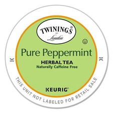 TWININGS Peppermint Tea K-Cups, 24/Box