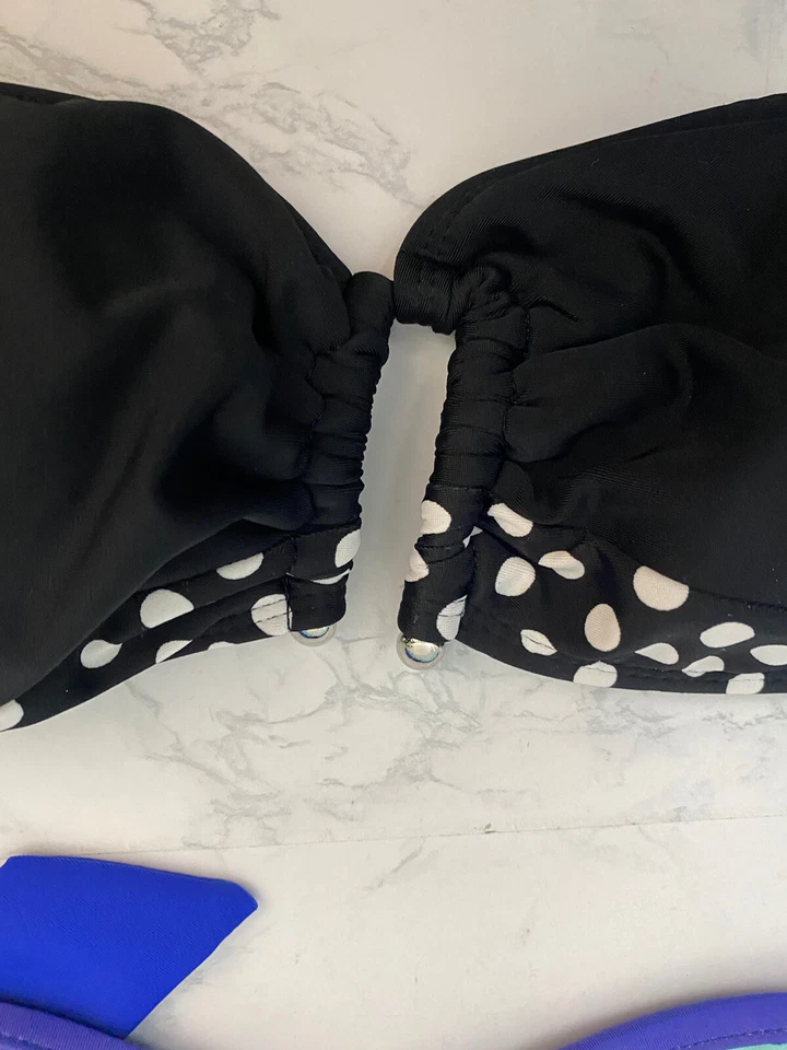 Colecciones de Catalina Top de Bikini de Natación a Lunares Grande Lote de 2 Mujeres G Foto 2 de 4